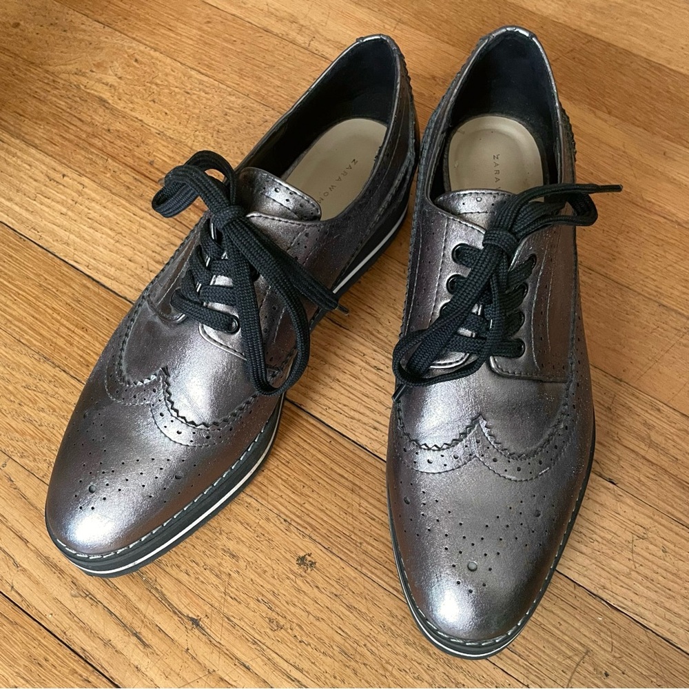 ZARA Platform Oxford Shoes
